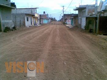 Consigue Antorcha Campesina pavimentación de calles en beneficio de 3 colonias de Ario de Rosales