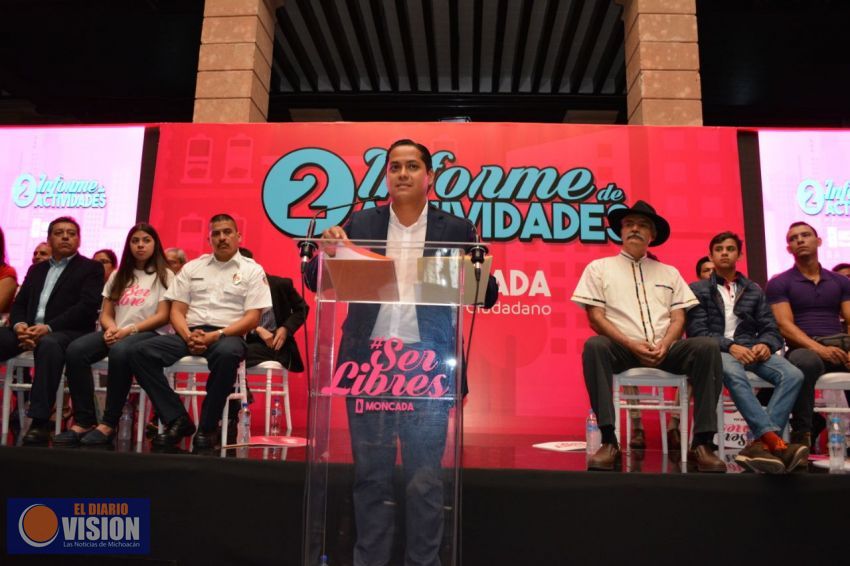 Daniel Moncada rinde su Segundo Informe Legislativo en el Congreso del Estado 