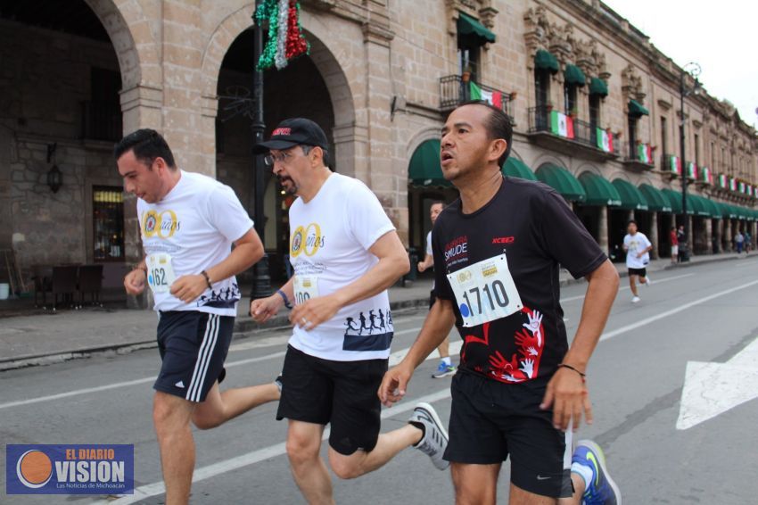Más de 3 mil 500 participantes en la Carrera Nicolaita del Centenario