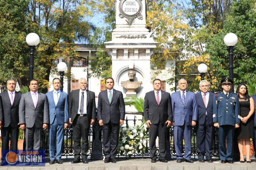 Preside Gobernador CLII Aniversario Luctuoso de los Mártires de Uruapan