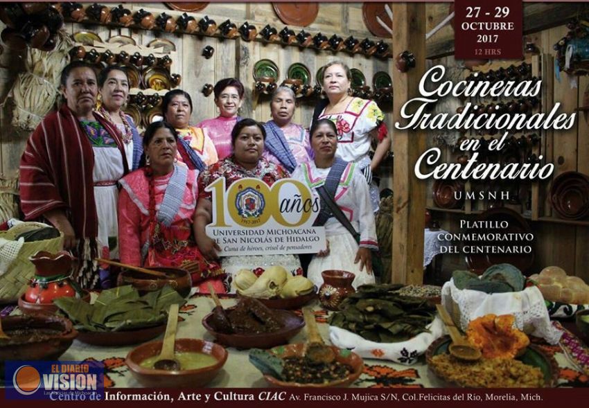 Anuncian el reto, Cocineras Tradicionales Vs Chefs en el marco del Centenario de la UMSNH