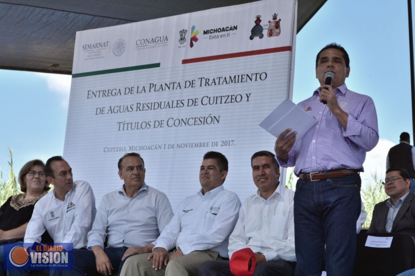Gestiona Silvano Aureoles 120 mdp adicionales para el tratamiento de aguas residuales 