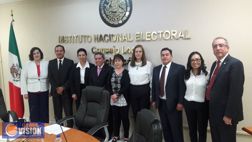 INE Michoacán instaló el Consejo Local para el Proceso Electoral 2018