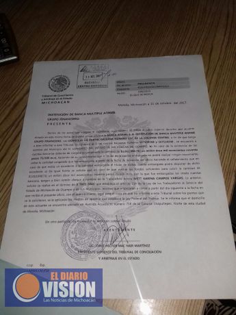 Embargan cuenta bancaria del Congreso del Estado, por adeudo de laudo