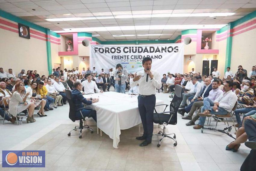 Realizan foro del Frente Ciudadano por Michoacán en Zacapu