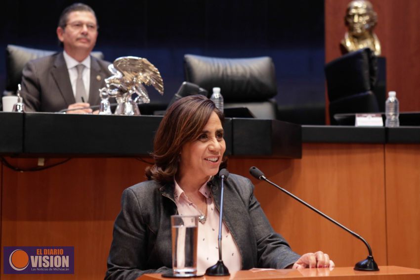 Luisa María Calderón urge al Congreso de la Unión aprobar Mando Mixto