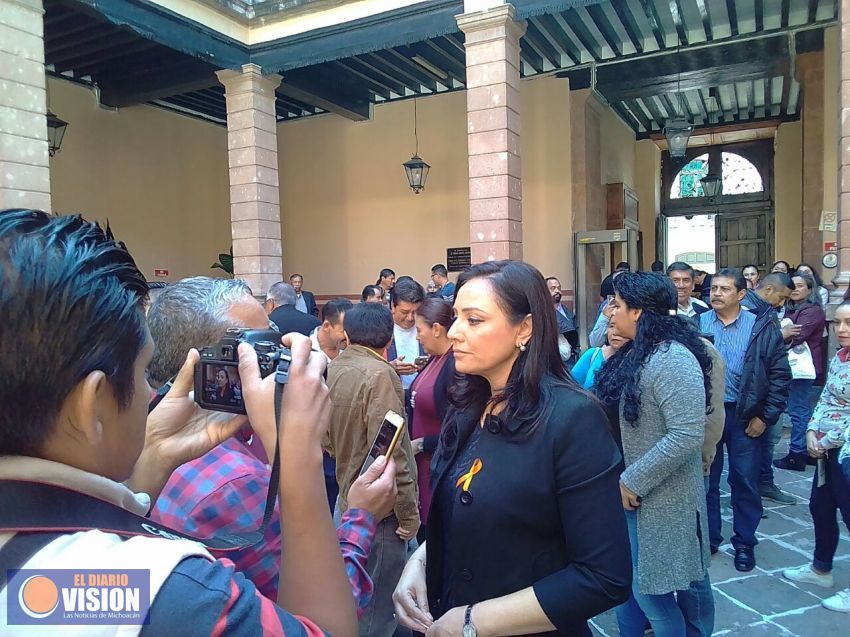 Michoacán avanza con la eliminación del fuero: Adriana Hernandez Iñiguez.