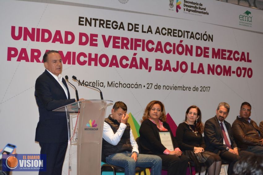 Michoacán, segundo estado en contar con Unidad de Verificación de mezcal: Sigala