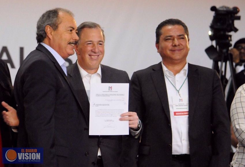 Entrega Víctor Silva carta de apoyo de priístas michoacanos a Meade para su precandidatura