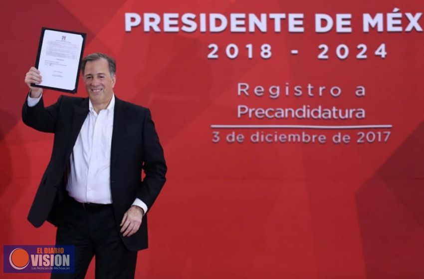 José Antonio Meade, precandidato del PRI para 2018