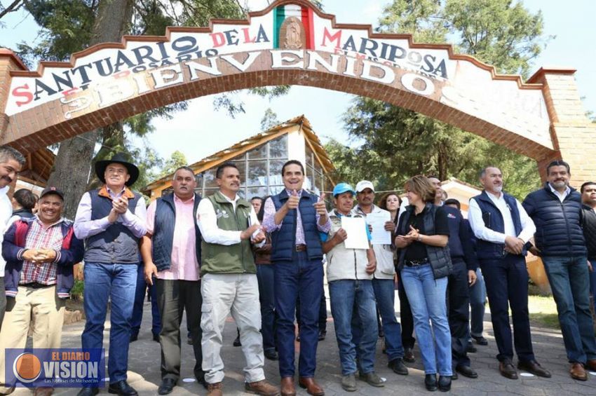 Entrega el Gobernador Silvano Aureoles, infraestructura turística en El Rosario