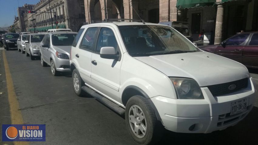 Democráticos, Realizan Marcha Motorizada en Morelia