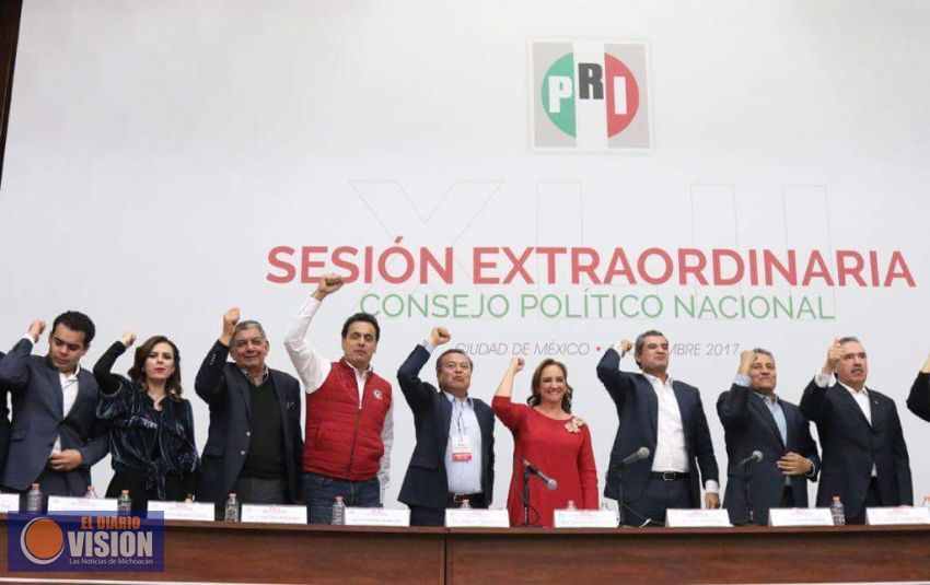 Aprueba PRI ir en coalición con PVEM y Panal en 2018