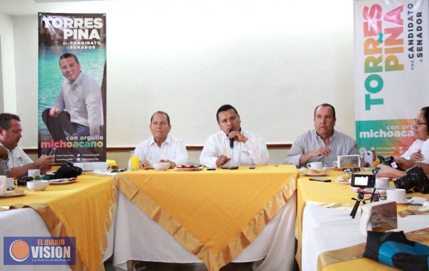 Nuestro objetivo es impulsar  el desarrollo social para todo el Estado: Torres Piña