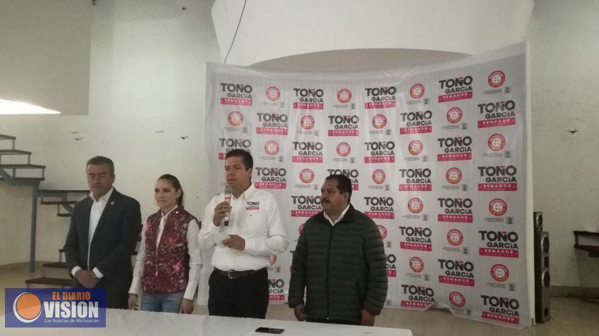De los 6 senadores que tiene Michoacán, ninguno vela por los intereses del estado: Antonio García 