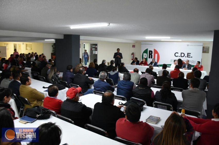 Inician cursos de capacitación y evaluación los aspirantes a candidaturas por el PRI