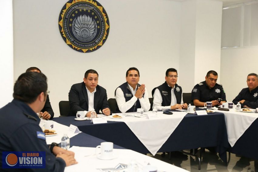 Refuerza Grupo de Coordinación para la Seguridad blindaje en Uruapan