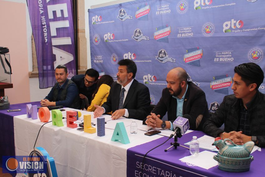 Presentan autoridades de Guanajuato el pabellón de productos guanajuatenses en la Feria de León 