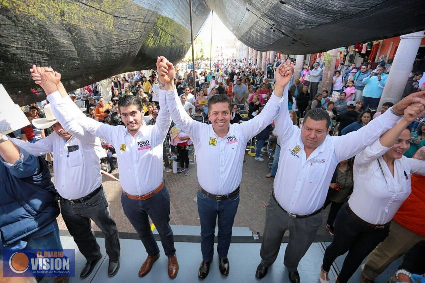 Respaldan perredistas del bajío de Michoacán, aspiraciones de Toño García