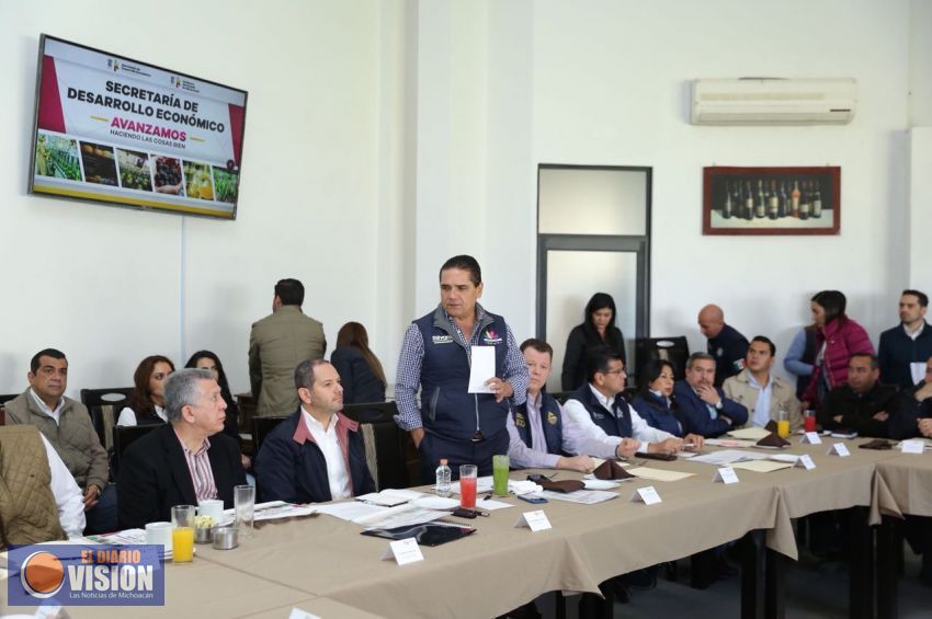 Acuerdan Gobernador y sector empresarial agenda económica conjunta para Michoacán