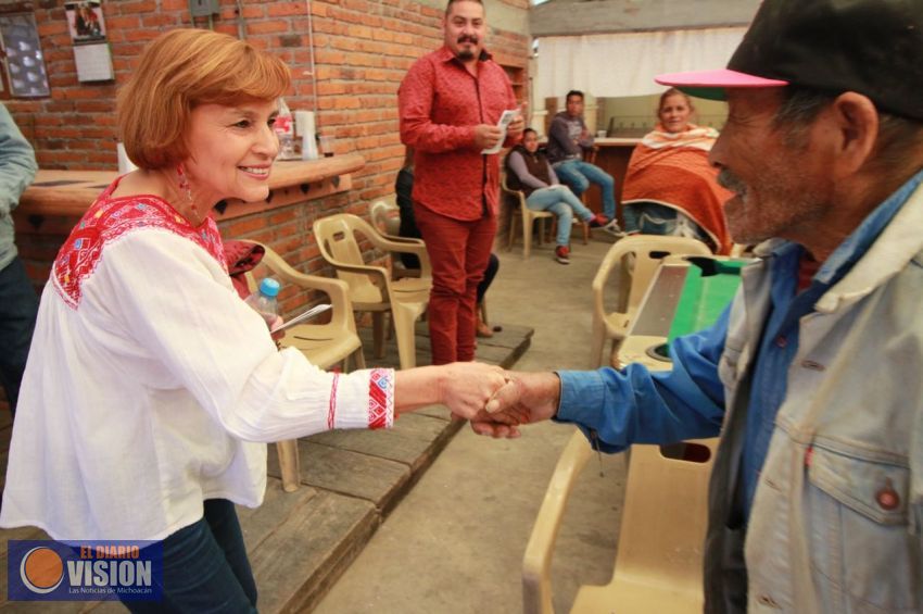 Blanca Piña llama a defender a Michoacán y a México