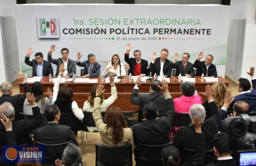 Aprueba PRI su plataforma electoral y cambia el nombre de la Coalición