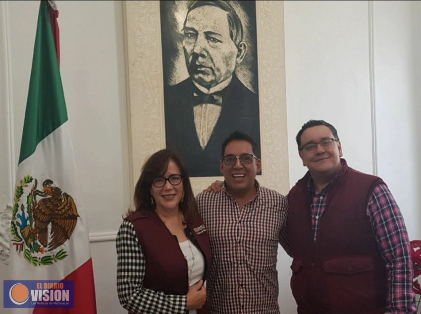 Dirigencia nacional de morena reconoce el trabajo de Osvaldo Ruiz en Morelia