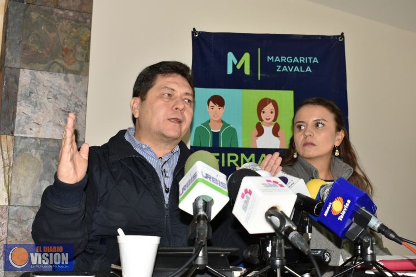 Margarita estará en la boleta a pesar de la mala aplicación del INE: Coordinador