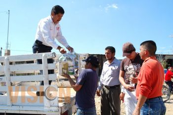 127 familias damnificadas por lluvias son apoyadas por el Ayuntamiento