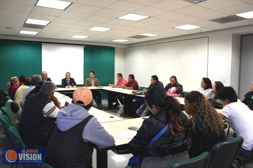 Recibe Sedesoh a organizaciones de colonos y comerciantes