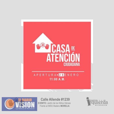 Mañana gran inauguración de la Casa de Atención Ciudadana de “Mano a Mano” y Nueva Izquierda