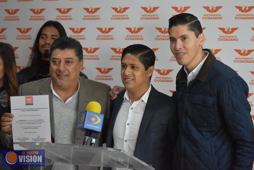 MC presenta a Arturo Guzmán como Coordinador de la Comisión Operativa de Morelia
