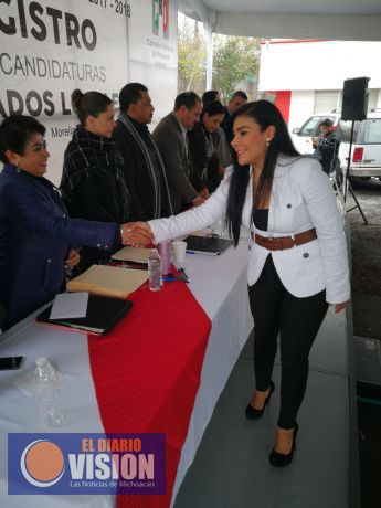 ¡Vamos con todo! Afirma Alejandra Sánchez en su registro como pre-candidata a diputada del PRI p