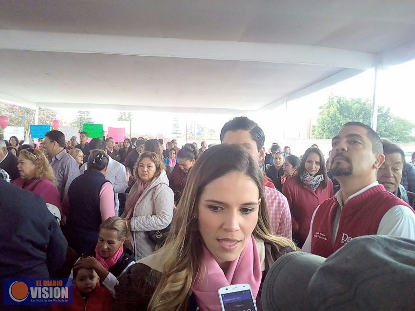 Con el apoyo de la ciudadanía lográremos el triunfo en Morelia: Daniela de los Santos.