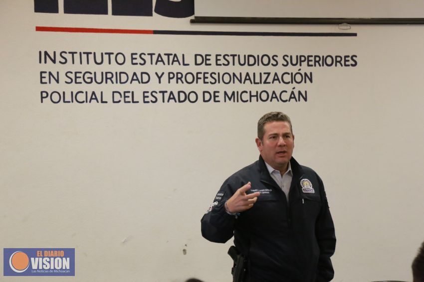 IEESSPP actualiza a policías de Ciudad Hidalgo en competencias básicas