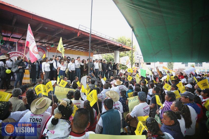 Arranca Toño Garcia cierre precampaña en Paracho