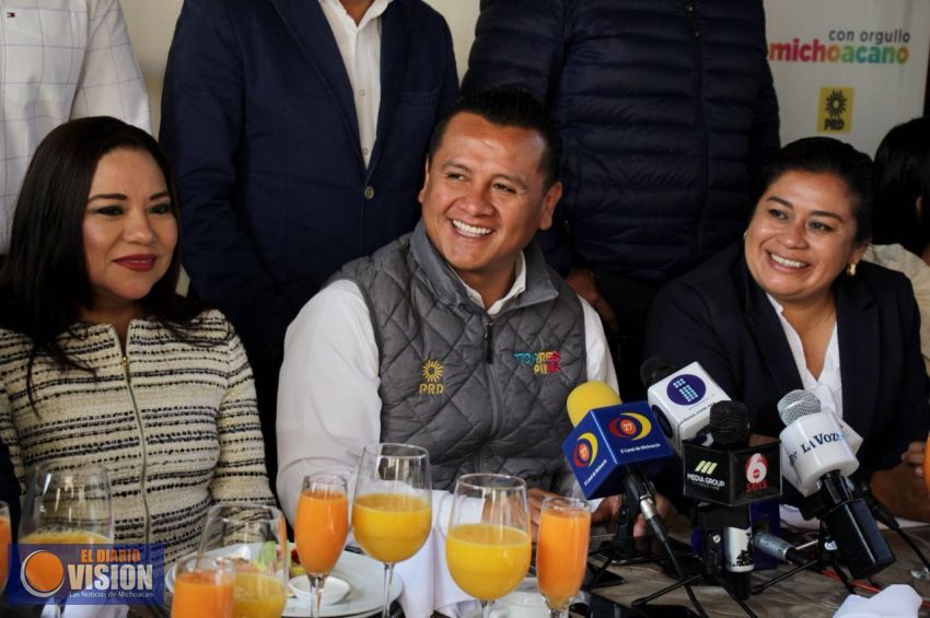 El PRD requiere de un proyecto que genere confianza y no conflictos: Torres Piña
