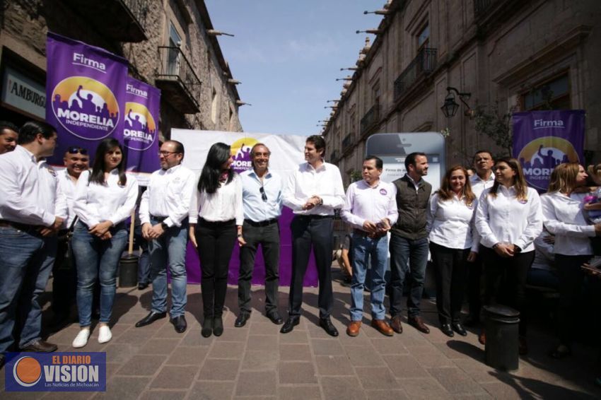 Supera Alfonso en un 100% número de firmas requeridas