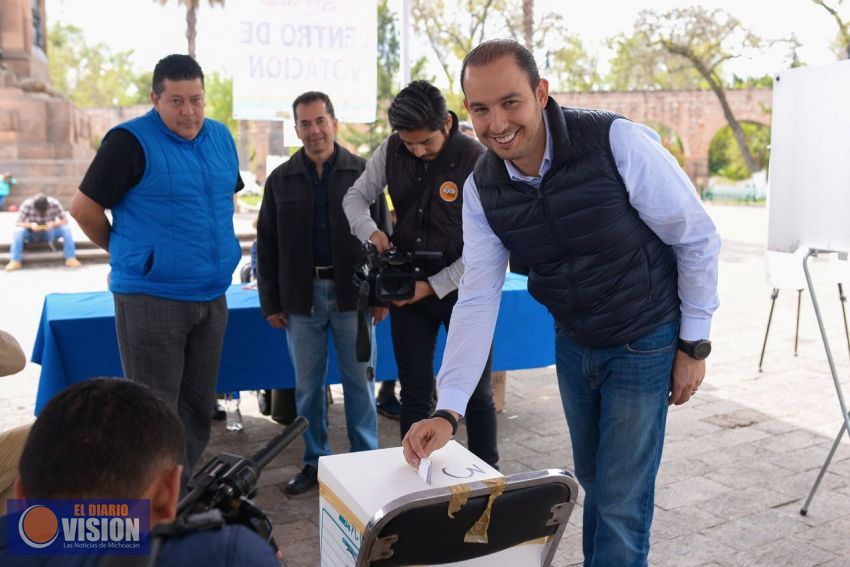 Este domingo hemos dado una muestra de la democracia interna en el PAN: Marko Cortés