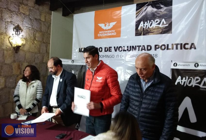 Pactan un Acuerdo de Voluntad Política Movimiento Ciudadano y la Iniciativa Ahora 