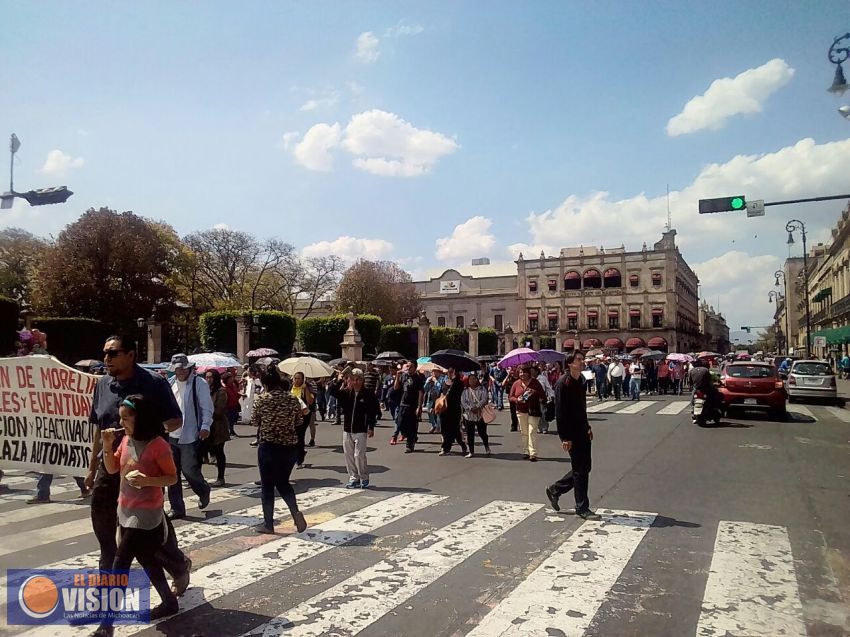 CNTE, vuelve a tomar Centro Histórico de Morelia