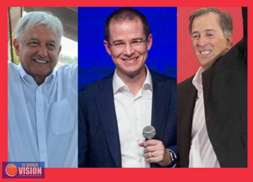 Nueva encuesta, mismas posiciones: AMLO, Anaya y Meade