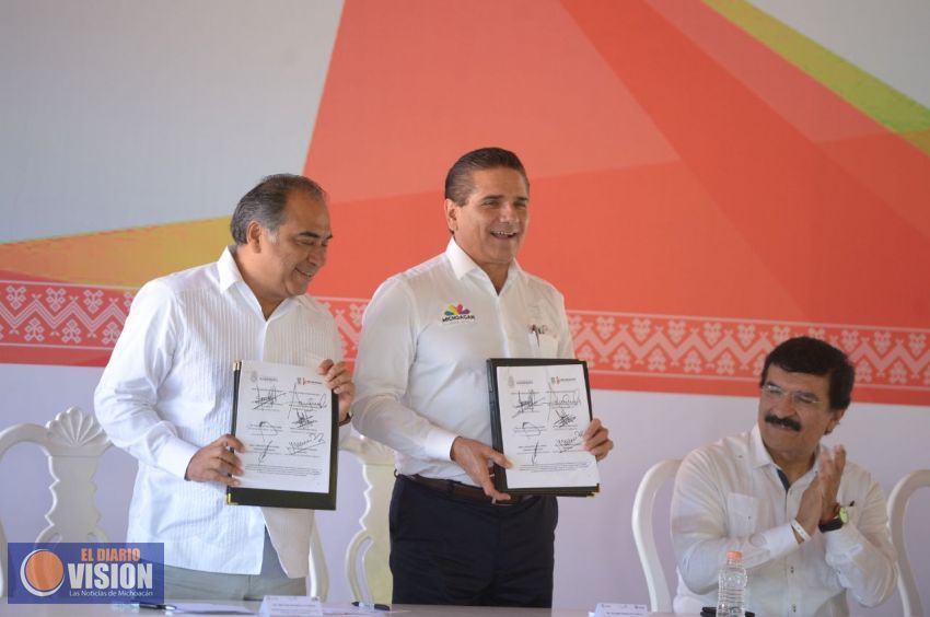 Michoacán y Guerrero trazan ruta para dar certeza y seguridad a ZEE LC-La Unión