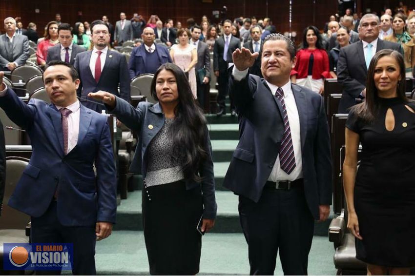 Rinde protesta el Diputado Federal Fernando Castro por el Distrito 8 de Morelia