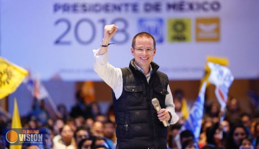 Ricardo Anaya, será elegido candidato del Frente en el Auditorio Nacional