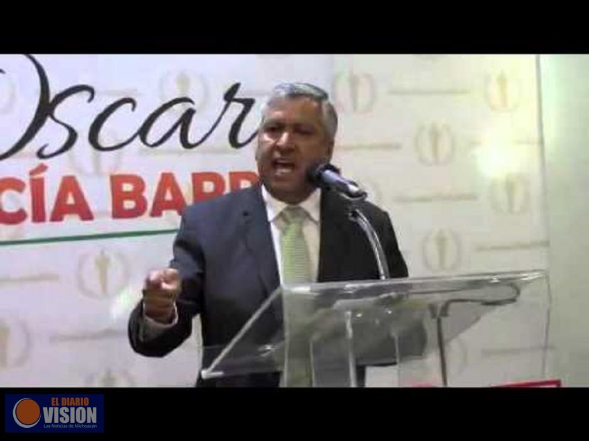 Decisiones cupulares en el PRI lastiman a la sociedad y la militancia: Oscar García Barrón