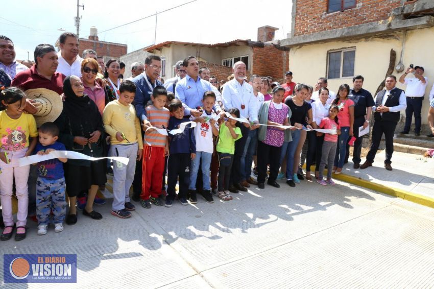 En Chilchota, más de 30 mdp en infraestructura urbana 