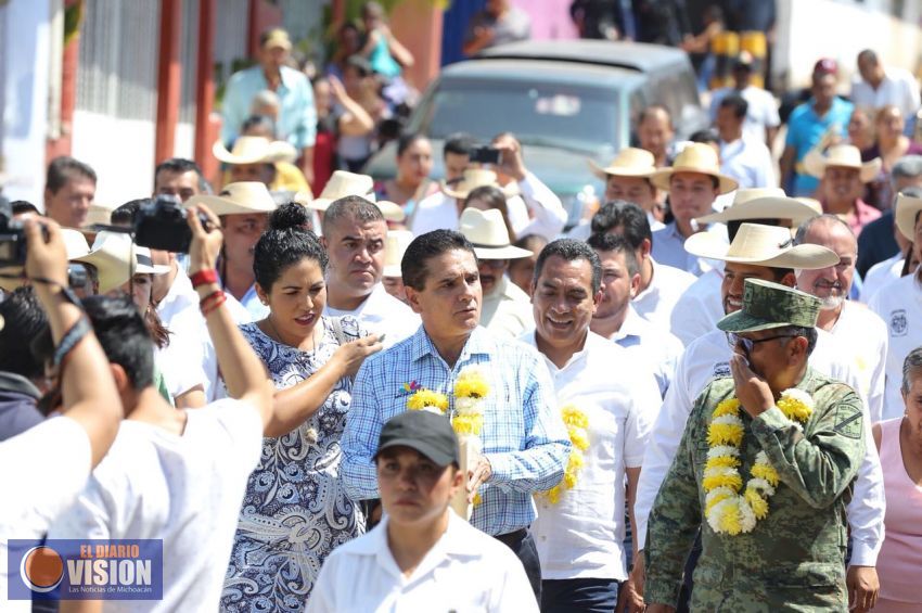 Más de 95 mdp en obras para Tuzantla: Silvano Aureoles 
