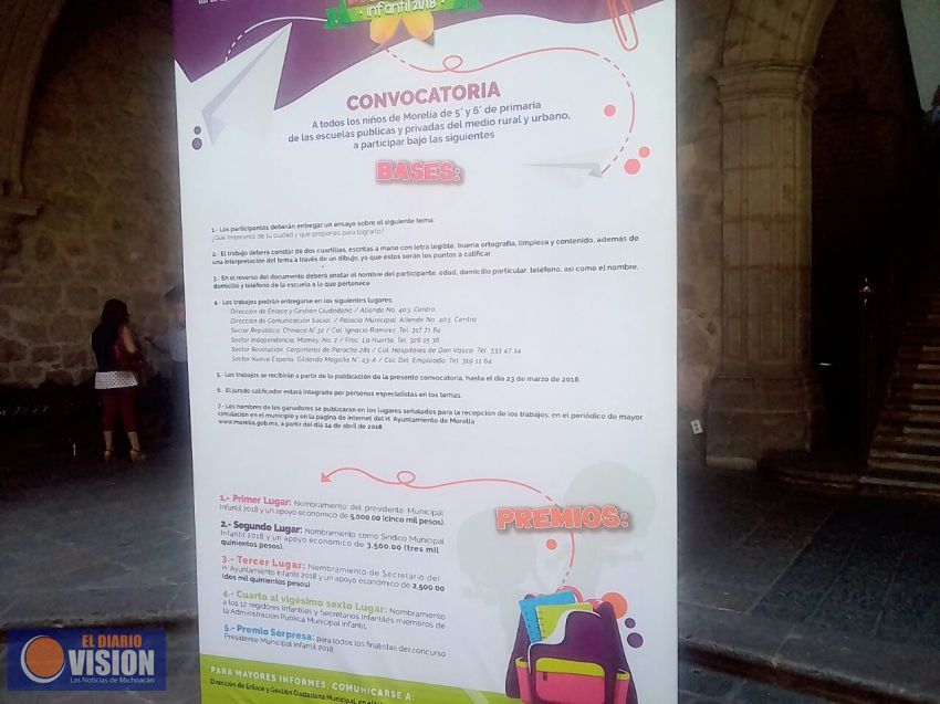 Gobierno de Morelia, Convoca a todos los niños a participar en 