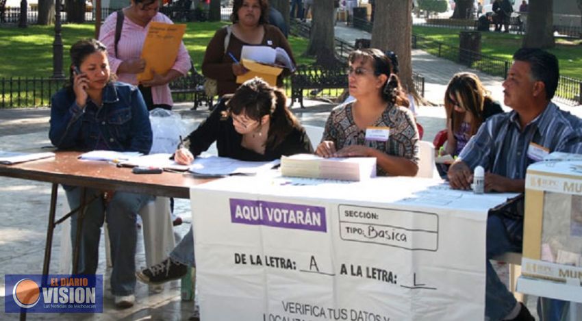 Seleccionan consejos distritales a 13% de la población de cada sección para ser funcionari@s